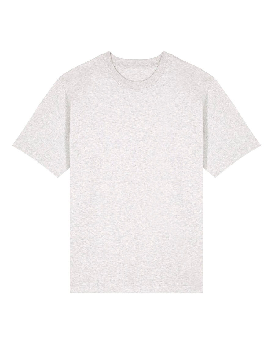 Discover the STTU788 Stanley/Stella Freestyler unisex T-shirt in Coll Heather Grey, crafted from organic open-end cotton. This plain tee is durable and features a soft, fabric-washed feel for ultimate comfort.