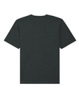 The STTU788 Stanley/Stella Freestyler T-shirt in Dark Heather Grey (C651), made from organic cotton, is shown from the back against a plain white background.