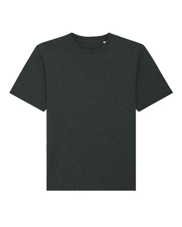 Unisex dark heather grey t-shirt by Stanley/Stella, product code STTU788, crafted from organic cotton and displayed on a white background.