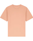 The STTU788 Stanley/Stella Freestyler Fraiche Peche (C101) is a unisex heavyweight t-shirt made of 100% organic cotton, featuring a plain beige design on a white background.