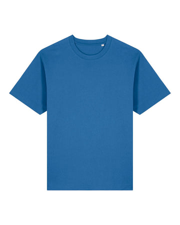 Discover unmatched comfort with the STTU788 Stanley/Stella Freestyler in Mindful Blue. This unisex heavyweight T-shirt, crafted from organic cotton, is an essential addition to any wardrobe.