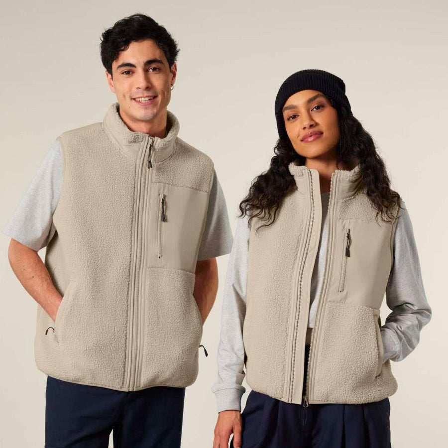 STJU249 Stanley/Stella Liner The Unisex Sleeveless Sherpa Jacket