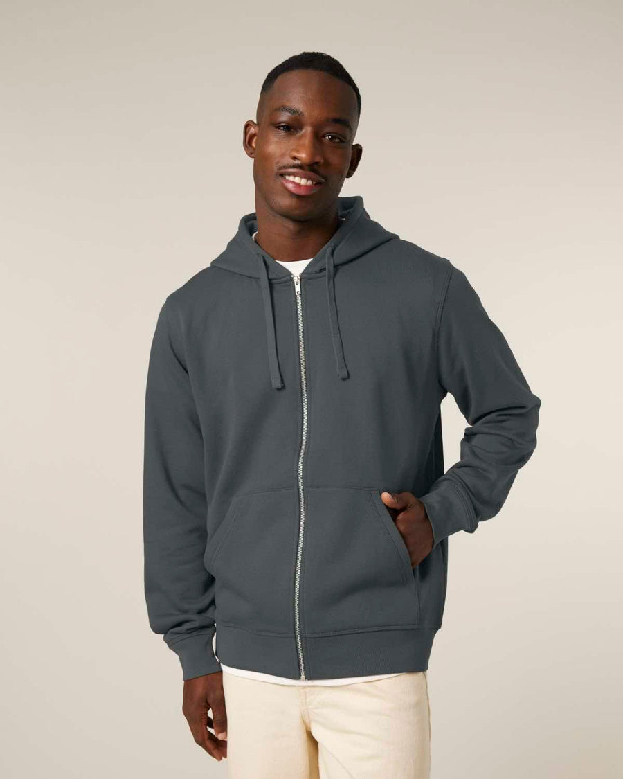 STSU205 Stanley/Stella Mixer The Iconic Mid-light Unisex Zip-thru Hoodie Sweatshirt