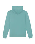 [CLEARANCE] STSU822 Unisex Cruiser Iconic Hoodie Sweatshirt / Teal Monstera