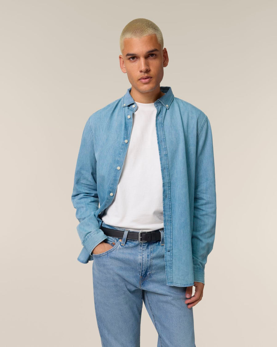 STWM967 Stanley/Stella The Mens Denim Shirt