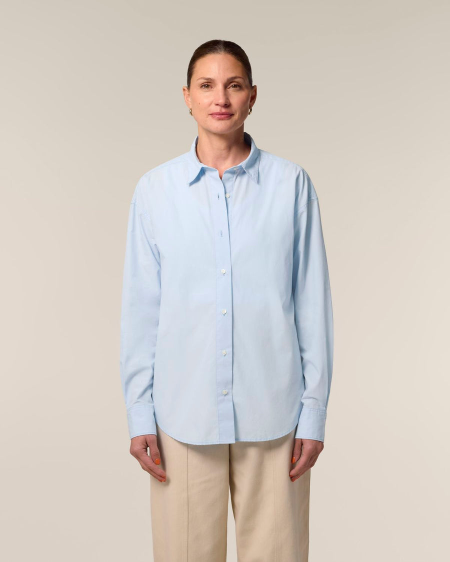 STWW973 Stanley/Stella The Womens Stella Styler Relaxed Poplin Shirt