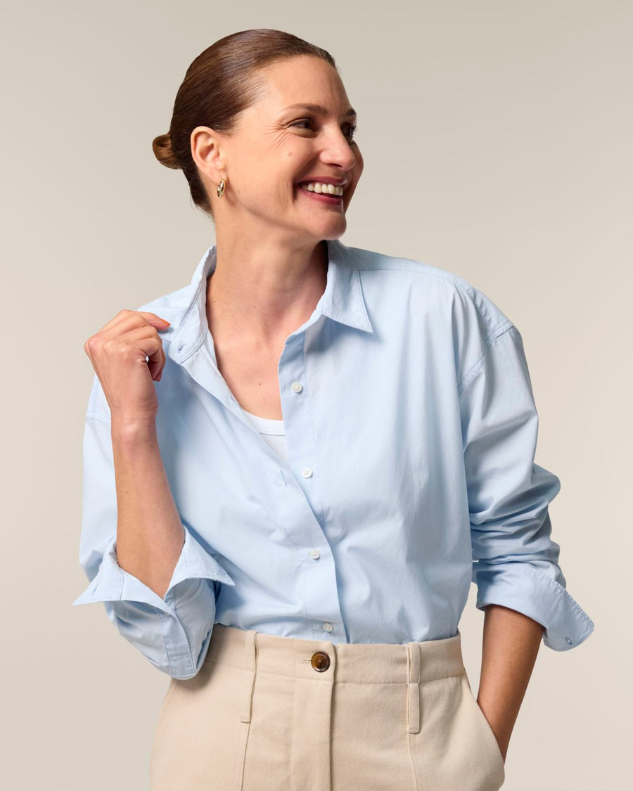 STWW973 Stanley/Stella The Womens Stella Styler Relaxed Poplin Shirt