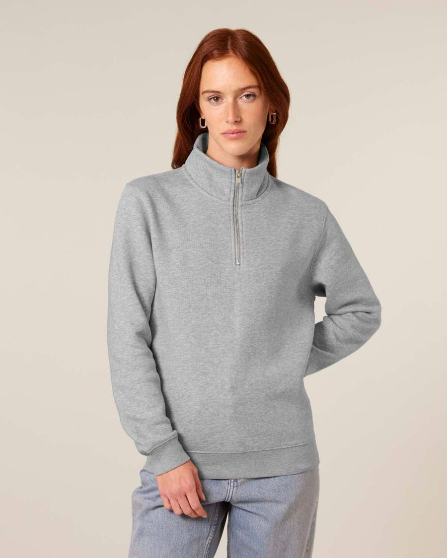 STSU204 Trucker 2.0 The Unisex Quarter Zip Sweatshirt