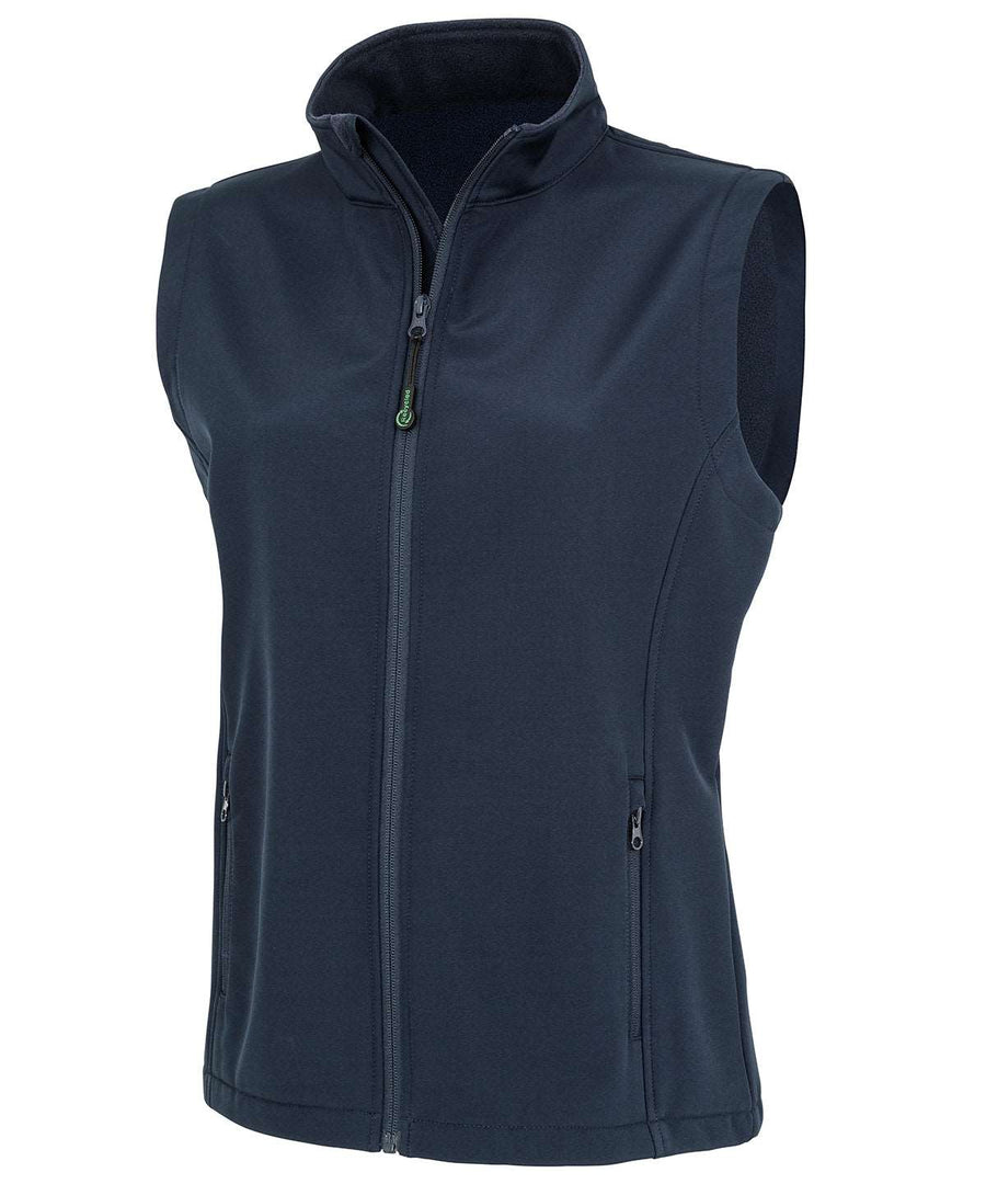 R902F Womens Recycled 2 Layer Soft Shell Bodywarmer